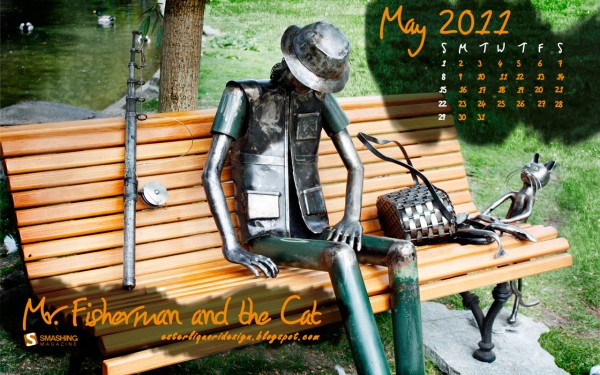 обои с календарем на май 2011