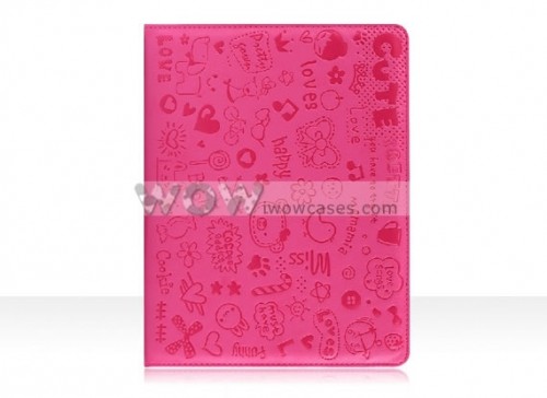 красивый розовый чехол для iPad2