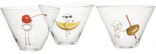 прикольные бокалы для Martini