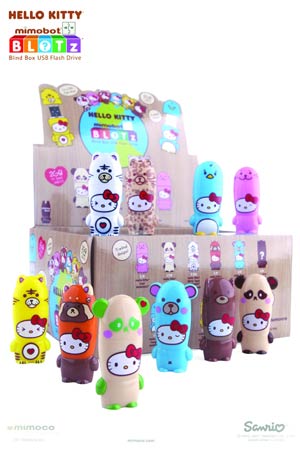 Набор из 9 флешек Mimobot Hello Kitty Blotz