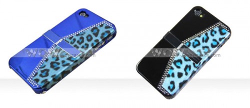 леопардовый чехол на iPhone 4