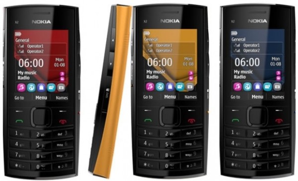 dual-SIM телефон Nokia X2-02