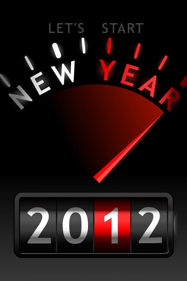 iPhone новогодние обои 2012