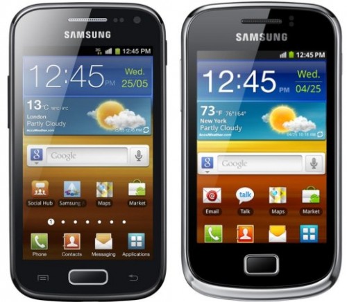 Galaxy Ace 2 и Galaxy Mini 2