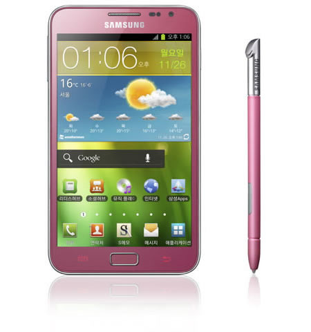 розовый Samsung Galaxy Note