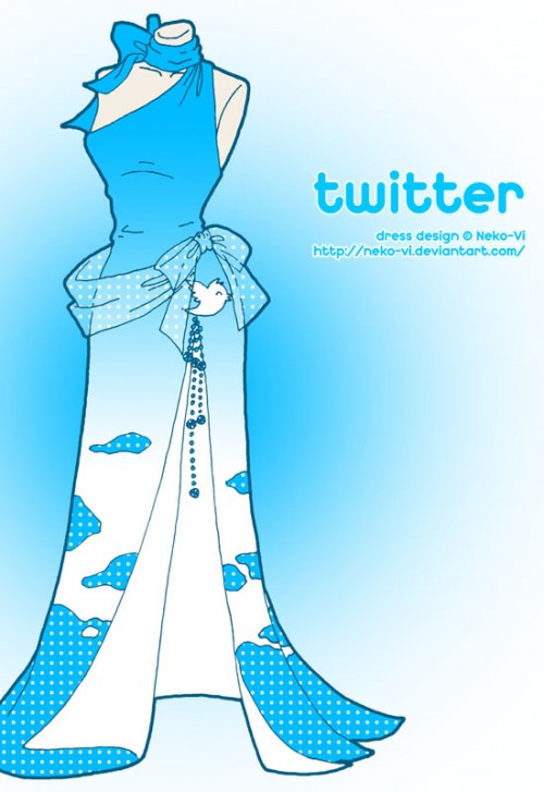 бальное платье twitter