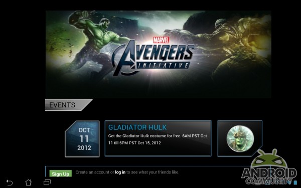 Android игра Avengers Initiative 