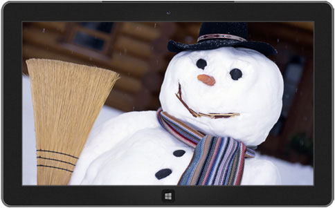 тема Snowmen для ОС Windows
