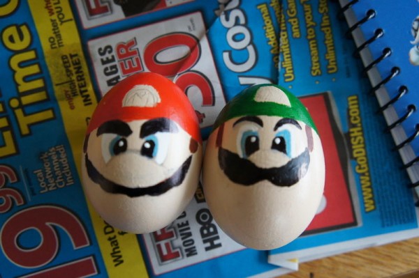пасхальные яйца в стиле Mario