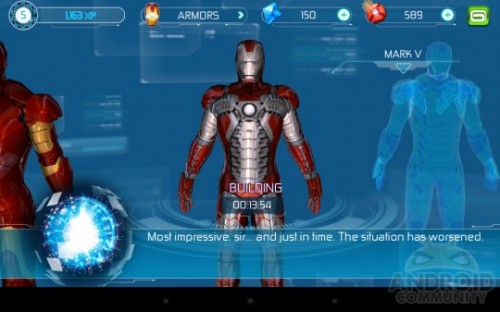 игра Iron Man 3 для Android