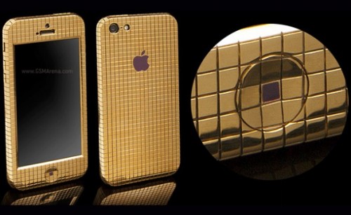 iPhone 5 в золоте и бриллиантах