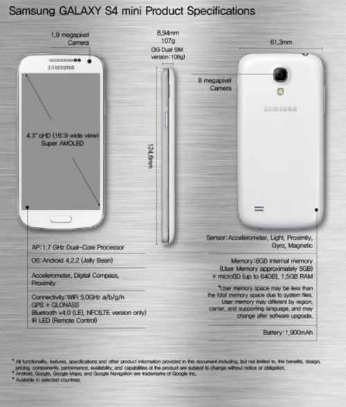 смартфон Samsung Galaxy S4 Mini
