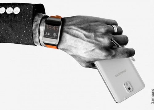 смартфон Galaxy Note 3 с часами Galaxy Gear