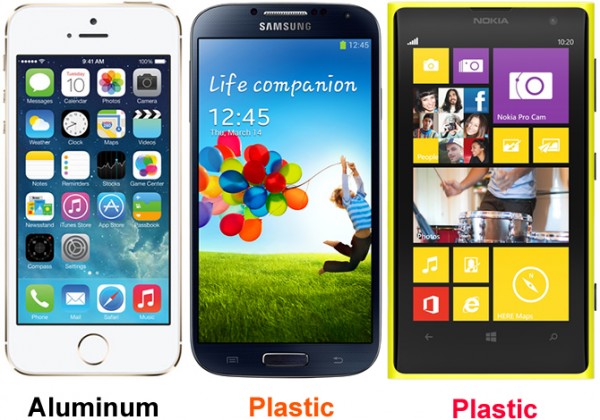 iPhone 5S, Galaxy S4, Lumia 1020