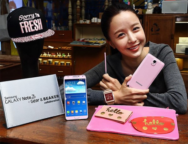 розовый Samsung Galaxy Note 3